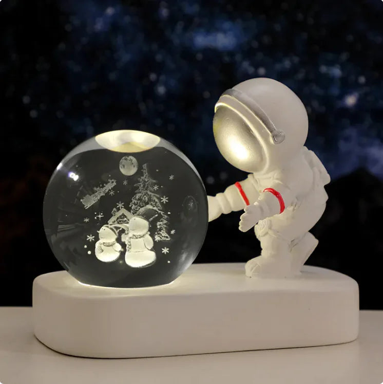 Galactic Dreams Astronaut Night Light