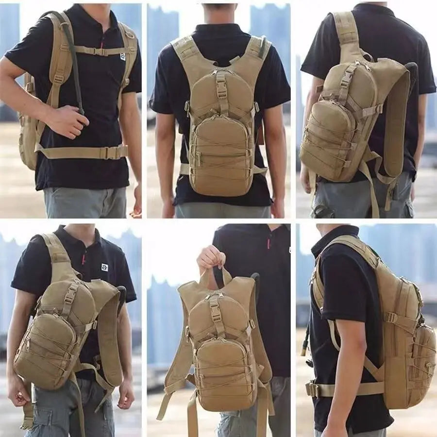 15L Hiking Backpack Military Tactical bag Climbing Mountain Bagpack Maroon Asteria