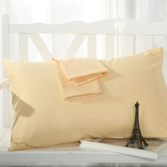 Students' Pure Color Cotton Pillowcase