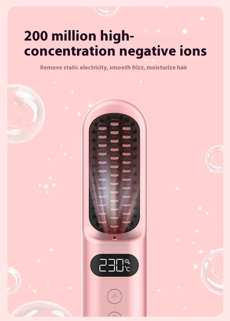 Portable Anion Straight Comb