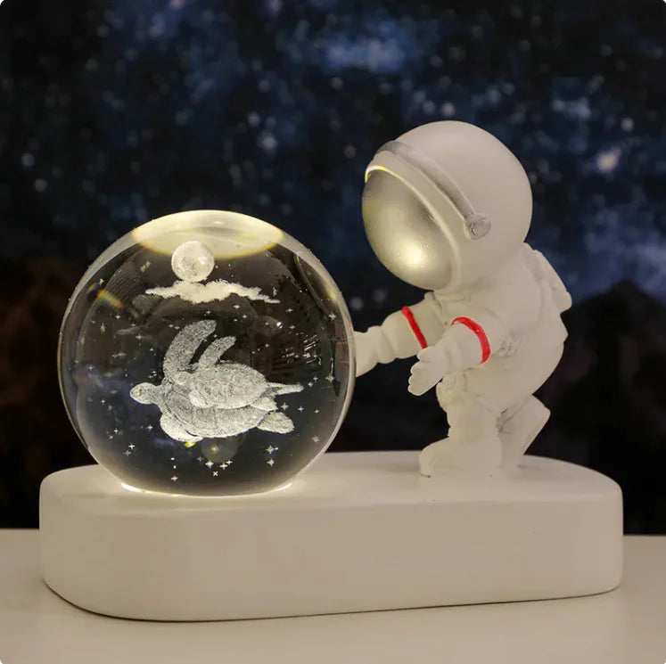 Galactic Dreams Astronaut Night Light