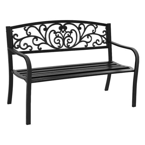 Gardeon Outdoor Garden Bench Seat Steel Outdoor Furniture 3 Seater Ozdingo