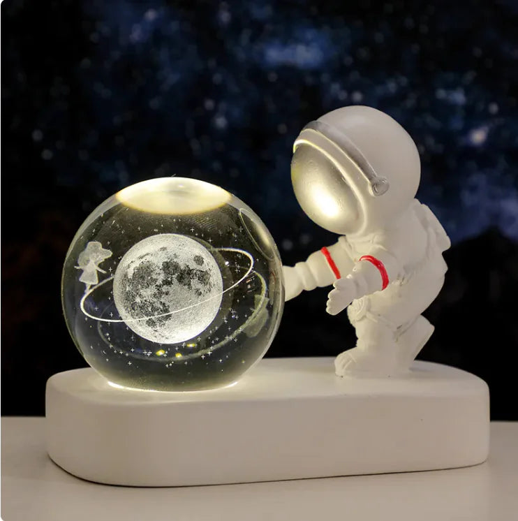 Galactic Dreams Astronaut Night Light