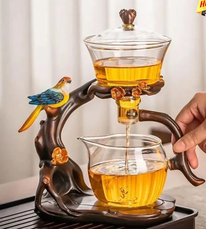 Glass Automatic Tea Maker Set