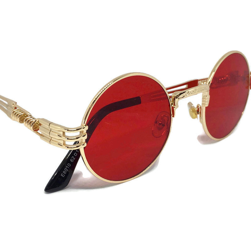 Red x Gold Sunglasses Blue Deianeira