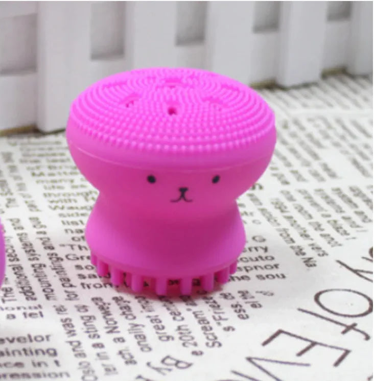 Silicone Cleansing & Exfoliating Brush – Cute & Effective Skin Care Tool