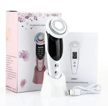 7-in-1 EMS Facial Massager with LED & Vibration