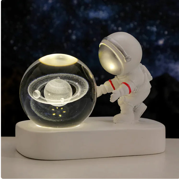 Galactic Dreams Astronaut Night Light