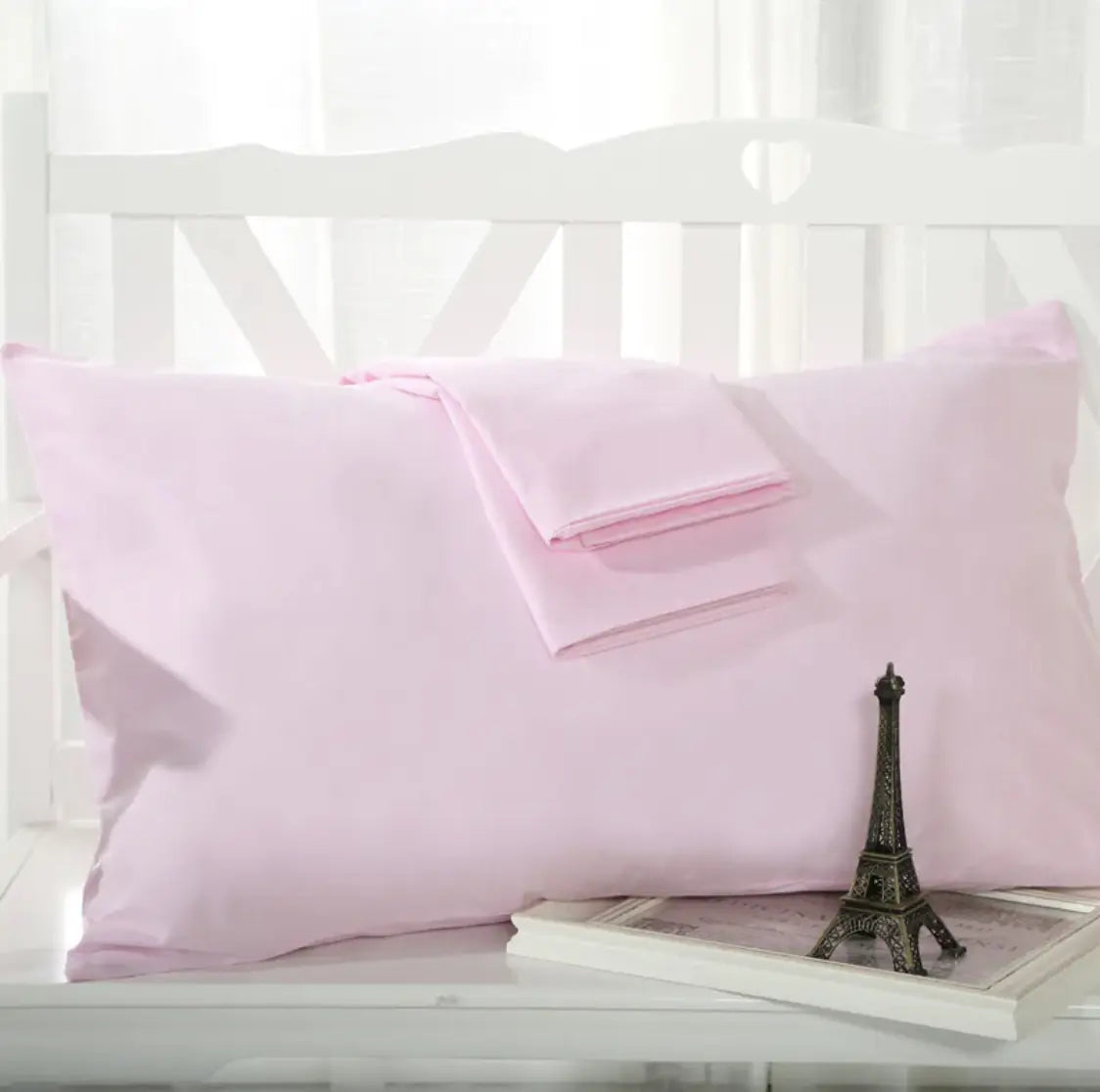 Students' Pure Color Cotton Pillowcase